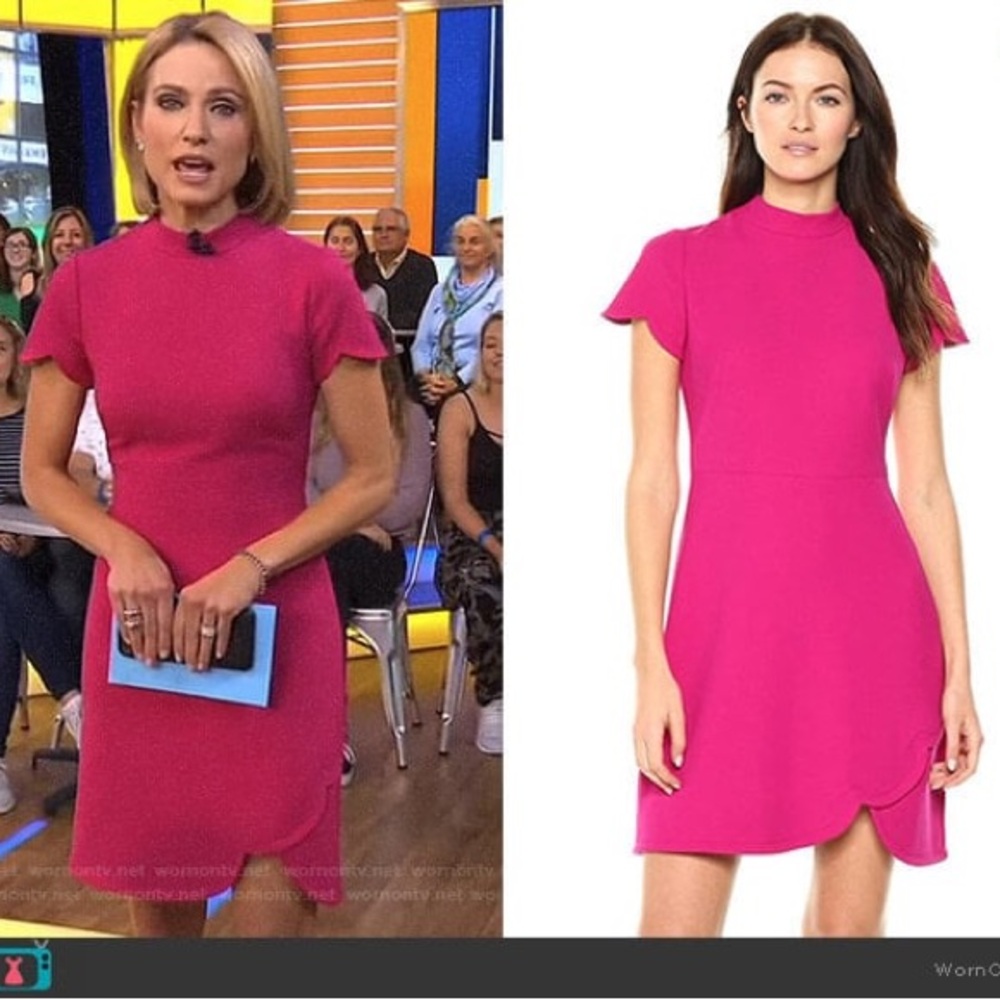 Shoshanna Fuchsia Mini Dress